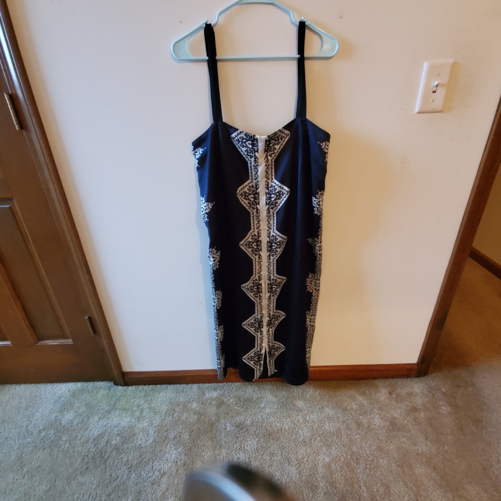 Rafella Studio Blue Strapless Size 14 Dress